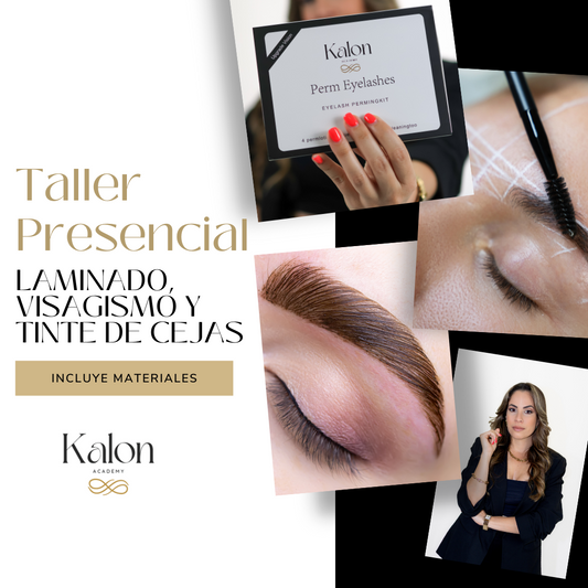 Taller Presencial: Laminado de Cejas, Visagismo y Tinte